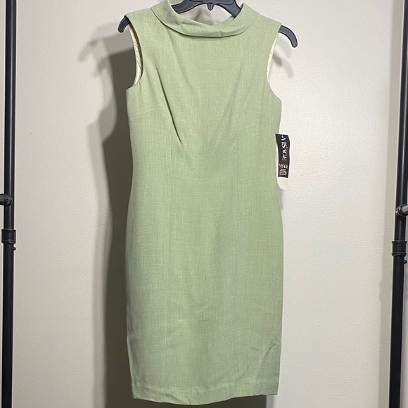 visage Dresses & Skirts - Chic Sleeveless Mini Dress in Light Green